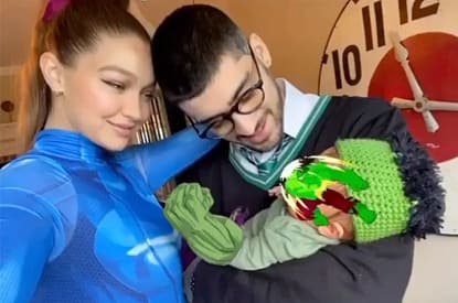 Gigi Hadid, Zayn Malik and daughter Khai
