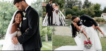 Love Island’s Kai & Sanam Share First Look at £39K Essex Wedding