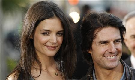 Katie Holmes and Tom Cruise