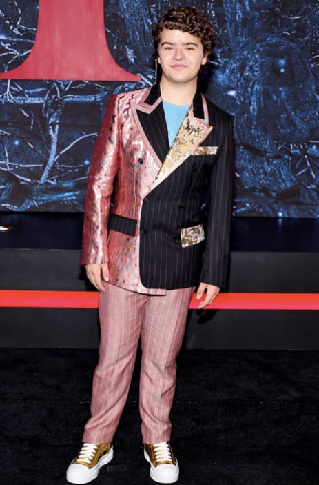 Gaten Matarazzo Multicoloured Suit