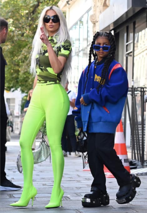 West and Kardashian Paris Fashion Week