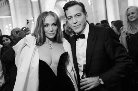 George Clooney & Jennifer Lopez Broadway Moment