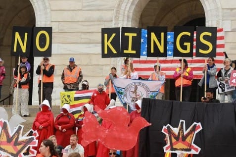 Pedro Pascal, Kerry Washington, Glenn Close and More Spotted at 'No Kings' Protests