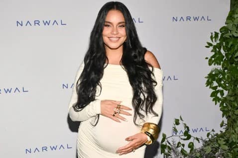 Vanessa Hudgens Dazzles in White at Her First Outing Since Announcing Baby No. 2