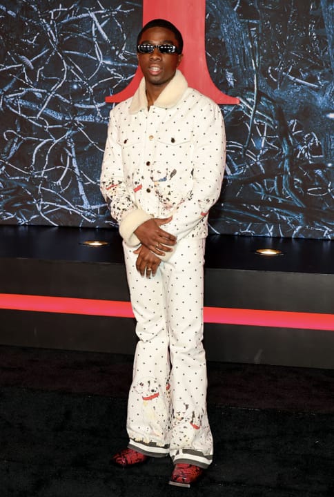 Caleb McLaughlin at the Stranger Things Premiere