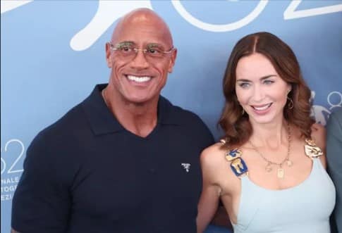 Dwayne Johnson Thanks Emily Blunt for The Smashing Machine