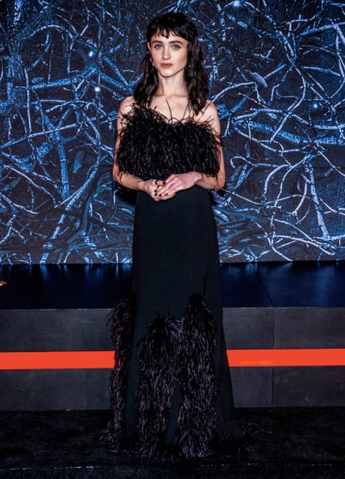 Natalia Dyer Black Dress