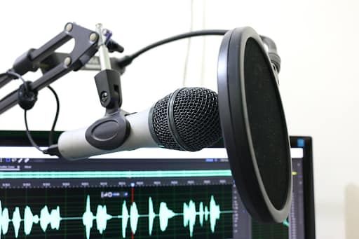 audio recording equipment, microphone and sound voice over