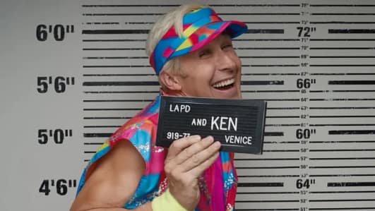 Ryan Gosling as Ken in Barbie.