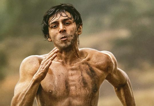 Kartik Aryan Chandu Champion Poster Shocking Transformation Exposed