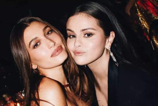 selena gomez and hailey bieber
