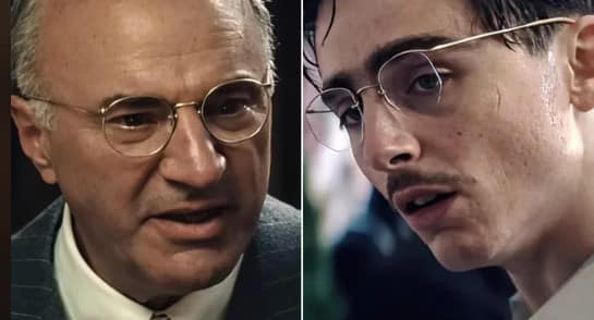 Timothée Chalamet Takes a Real On-Set Hit in Marty Supreme