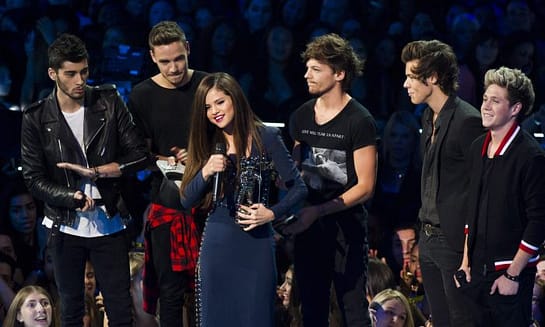 Selena Gomez and One Direction