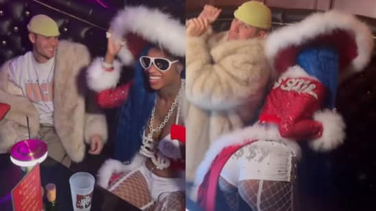 Look Into: Hailey Bieber Reacts to Justin’s Viral Kiss