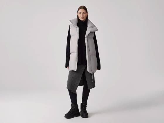 long winter vest