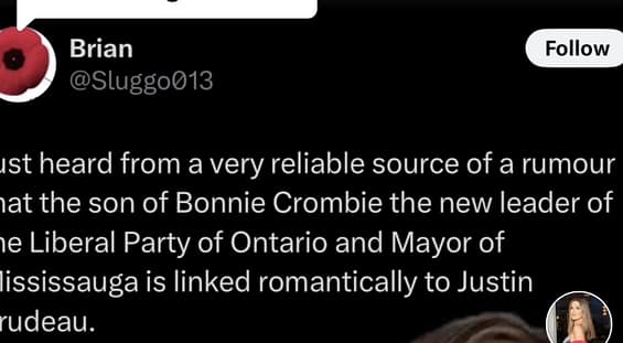 Is Justin Trudeau Dating Bonnie Crombie Son