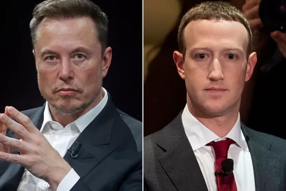 Elon Musk and Mark Zuckerberg