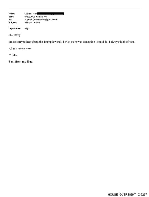 Cecilia Steen Epstein Email