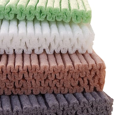 A shot of what green cell foam looks like.