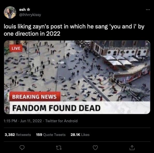 Twitter reaction about Zayn's video