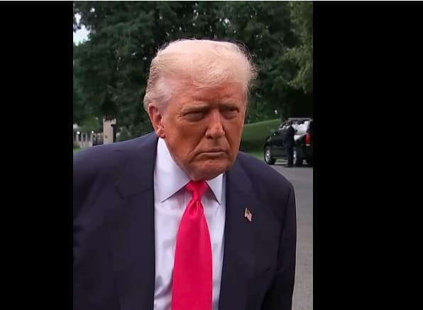 Donald Trump Says He Doesn’t Know If His Name Is in the Epstein Files