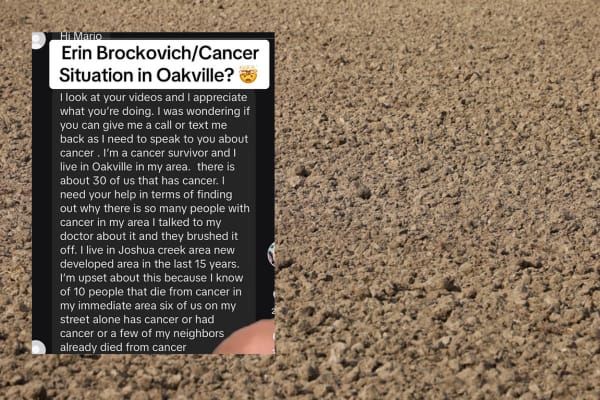 Oakville Cancer Radon Gas