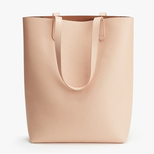 beige tote bag