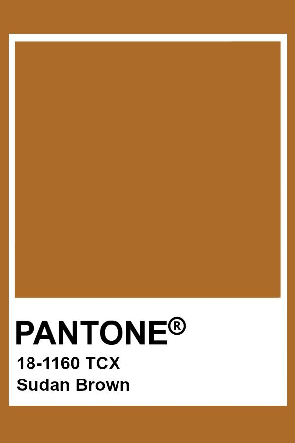 Pantone 18-1160 - Sudan Brown