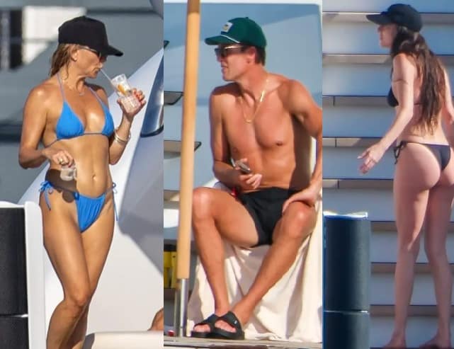 Tom Brady Parties with Dakota Johnson & Kate Hudson on Yacht in Ibiza