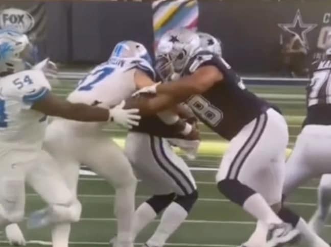 Video Of Aidan Hutchinson Leg Injury