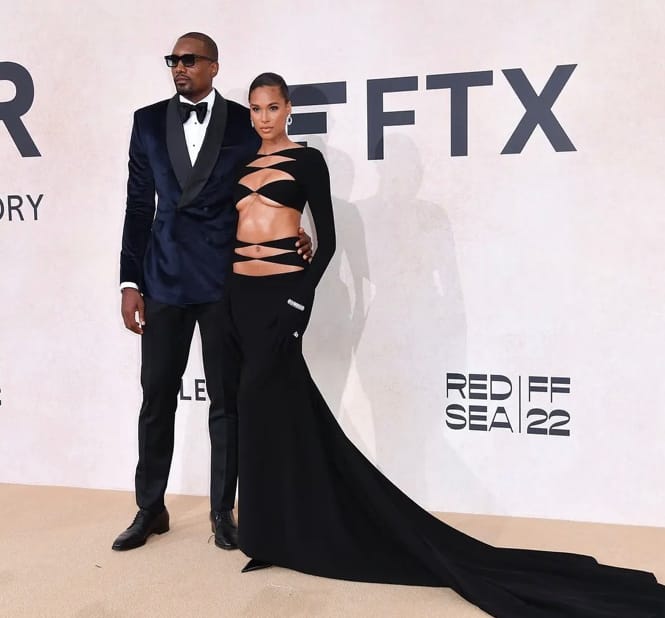 Serge Ibaka and Cindy Bruna at Cannes
