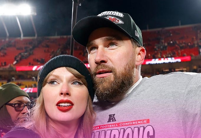 Travis Kelce Reacts to Fan Calling Taylor Swift ‘Best Girlfriend in the World’