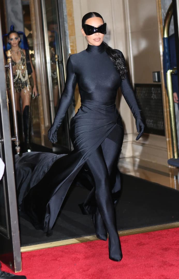 Kim Kardashian's Balenciaga After Met Gala Look