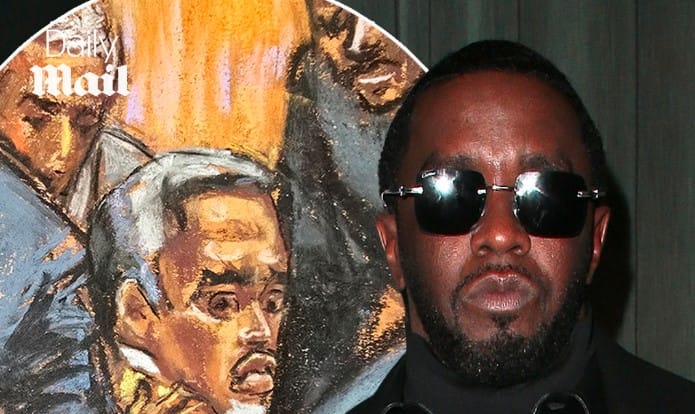 Sean 'Diddy' Combs Blasts Court Sketch Artist Over Viral Drawing