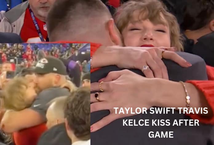 Taylor Swift Travis Kelce Kiss Chiefs Game Win Video