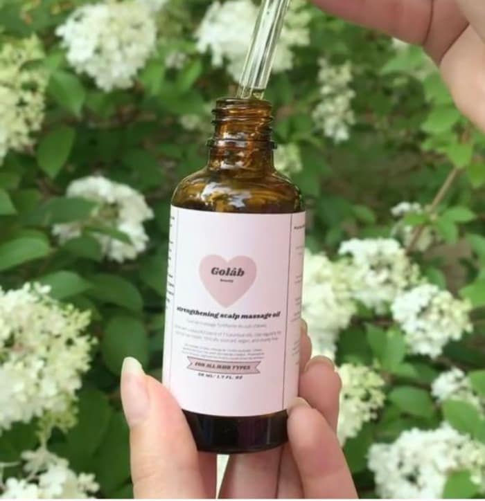 The picture of the product taken by Golab Beaut's Instagram page.