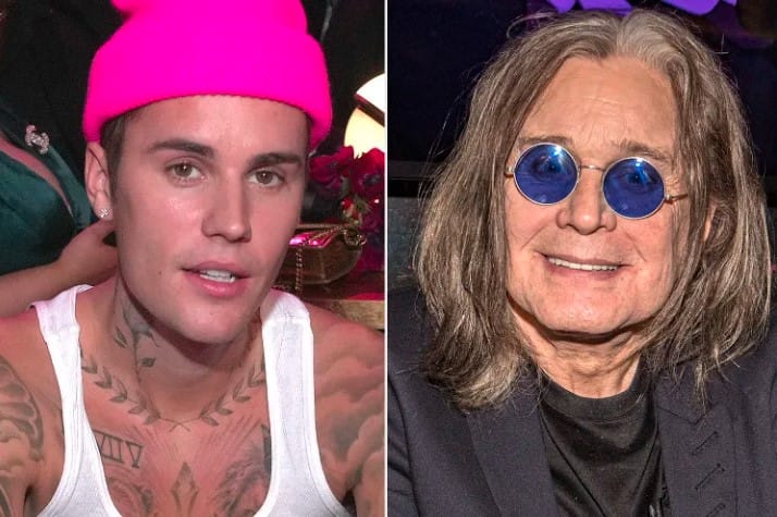 Justin Bieber Honors Ozzy Osbourne with Emotional Throwback Photo