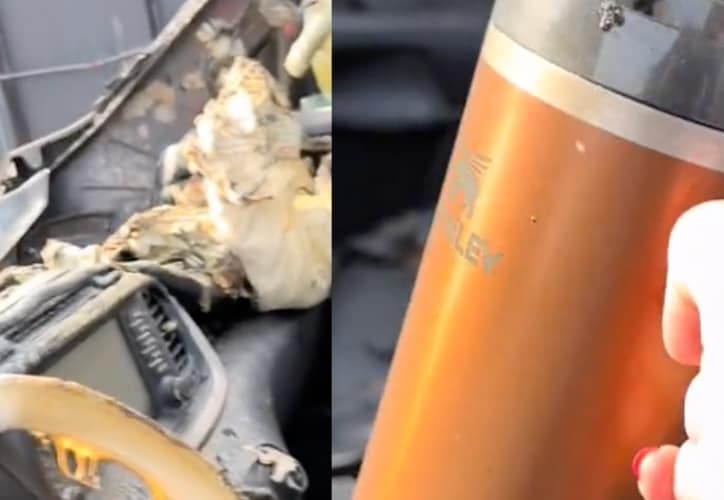 Stanley Cup Fire Survives The Fire Video