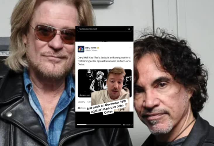 why is hall suing oates