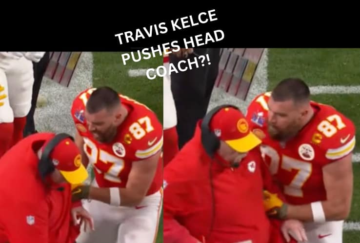 Travis Kelce Pushes Andy Reid Video