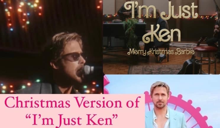 Ryan Gosling releases Christmas version of "I'm Just Ken"