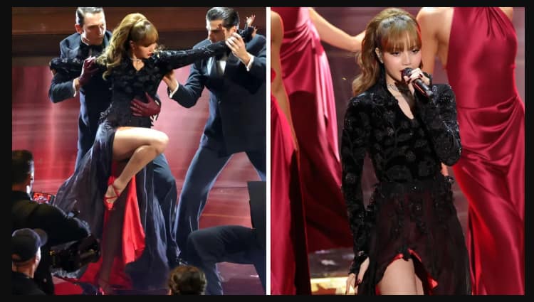BLACKPINK’s Lisa Stuns in Rahul Mishra at the 2025 Oscars Amid Lip-Sync Controversy