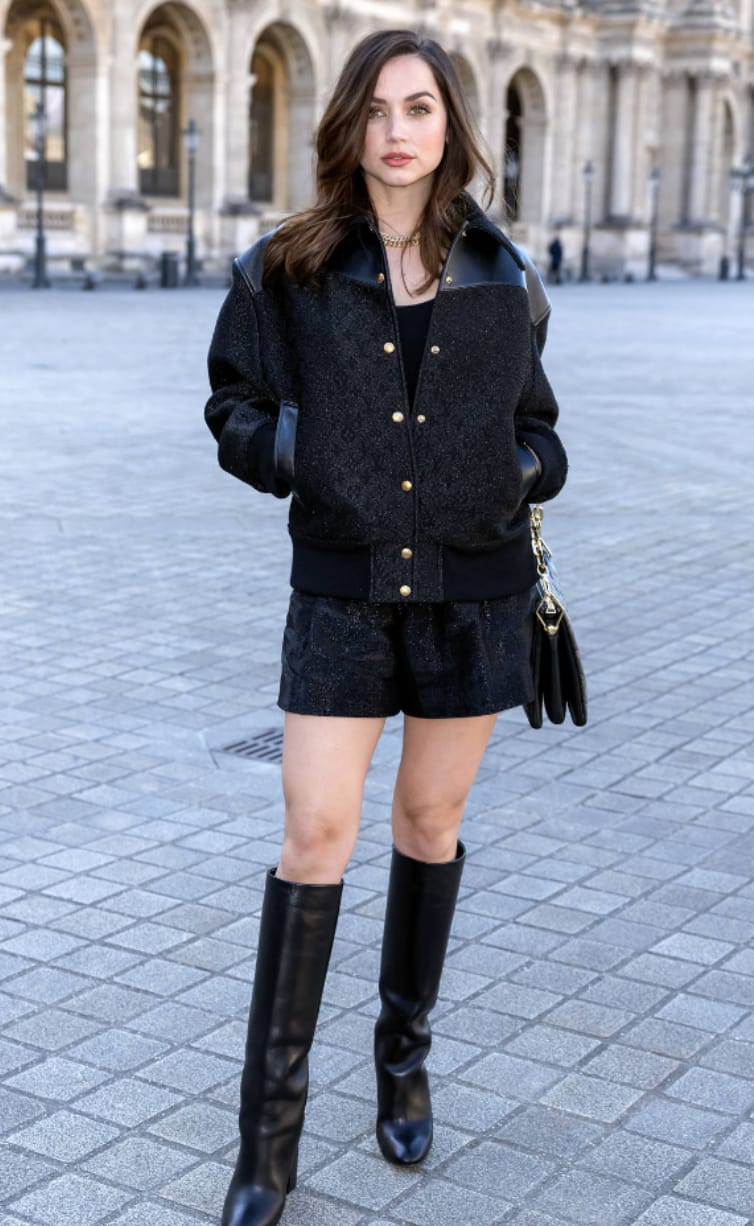 Ana de Armas at the Louis Vuitton Womenswear SS23 Show Paris Fashion Week