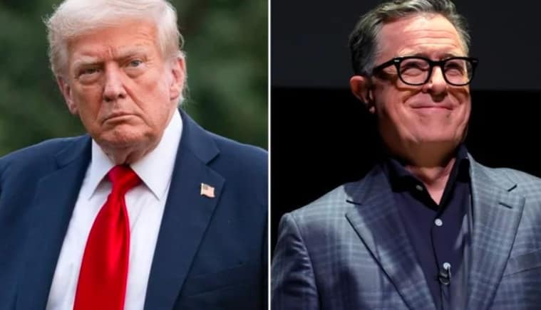 Donald Trump Cheers Stephen Colbert’s Exit, Teases Jimmy Kimmel Next