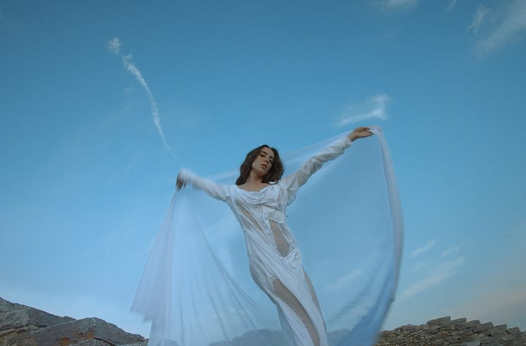 Wet Look Dress by Di Petsa