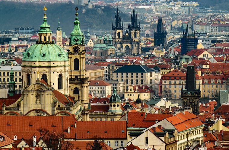 Panorama of Prague