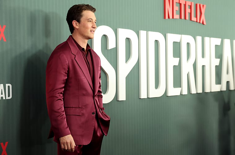 NEW YORK, NEW YORK - JUNE 15: Miles Teller attends the Netflix Spiderhead NY Special Screening on June 15, 2022 in New York City.