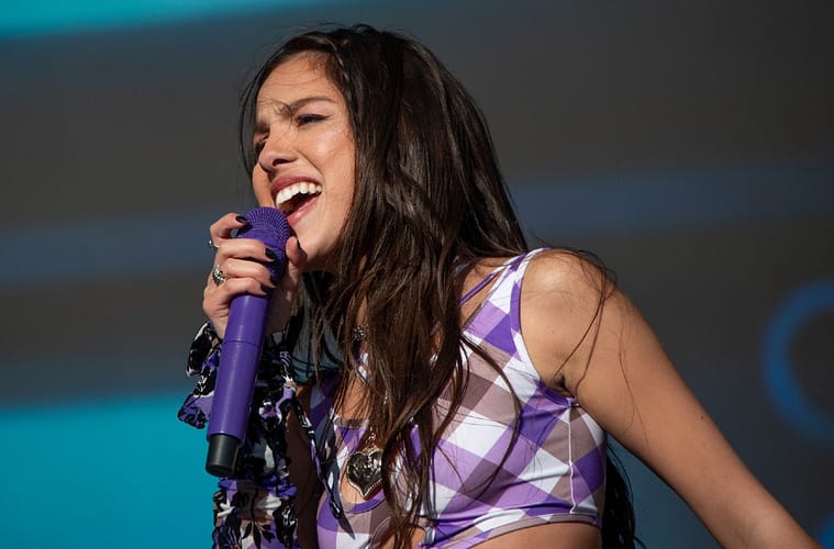 Olivia Rodrigo at Glastonbury