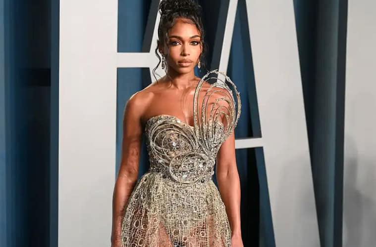 Lori Harvey at the Vanity Fair Oscars Party