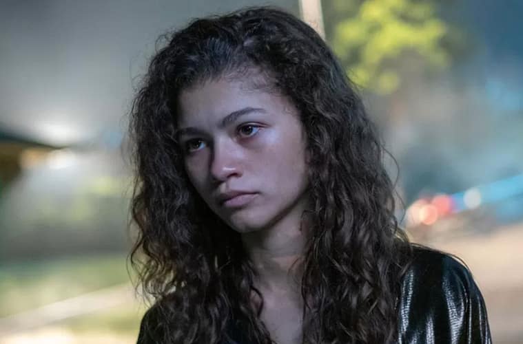 Zendaya captured on "Euphoria."